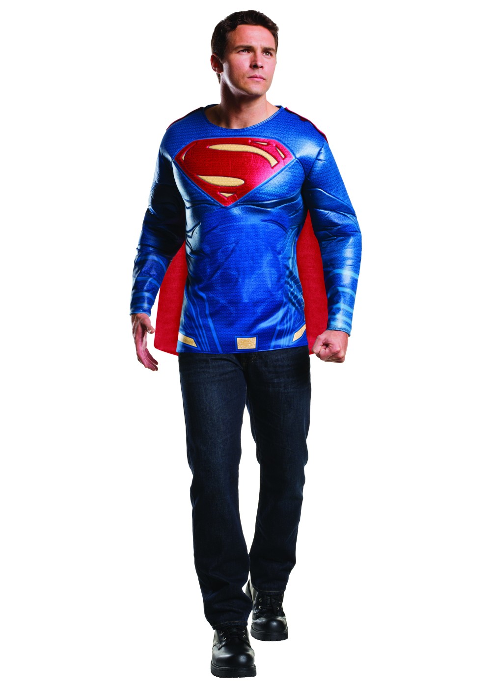Batman V Superman Deluxe Superman Shirt And Cape